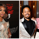 Vivica Fox, left; Ian and his mother, Regina King.